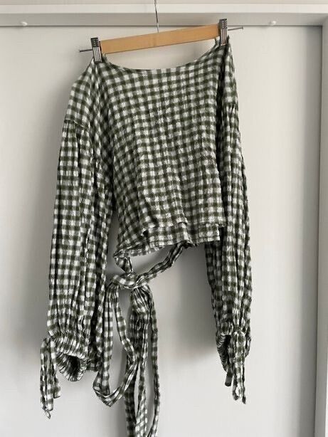 My Keeper Monty Top - Khaki Gingham