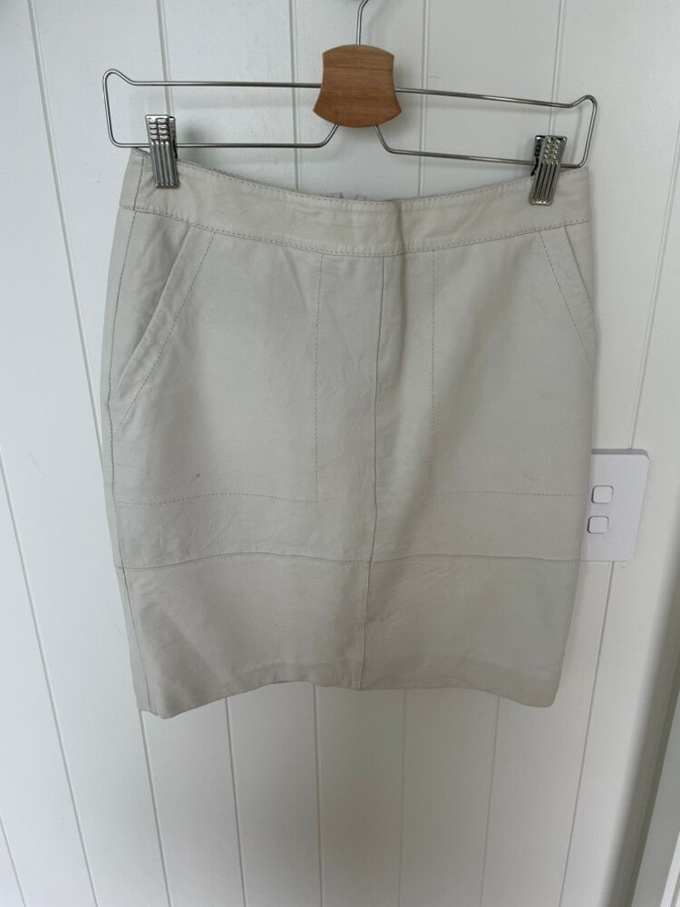Leather Pencil Skirt