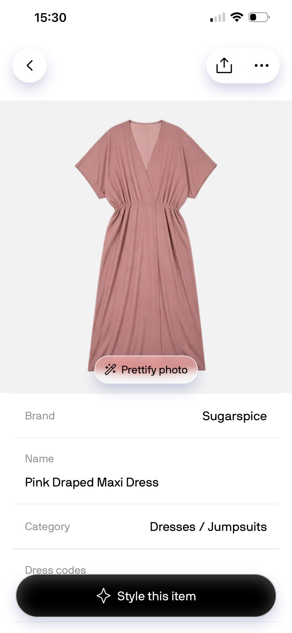 Spicy Sugar Pink Maxi Dress