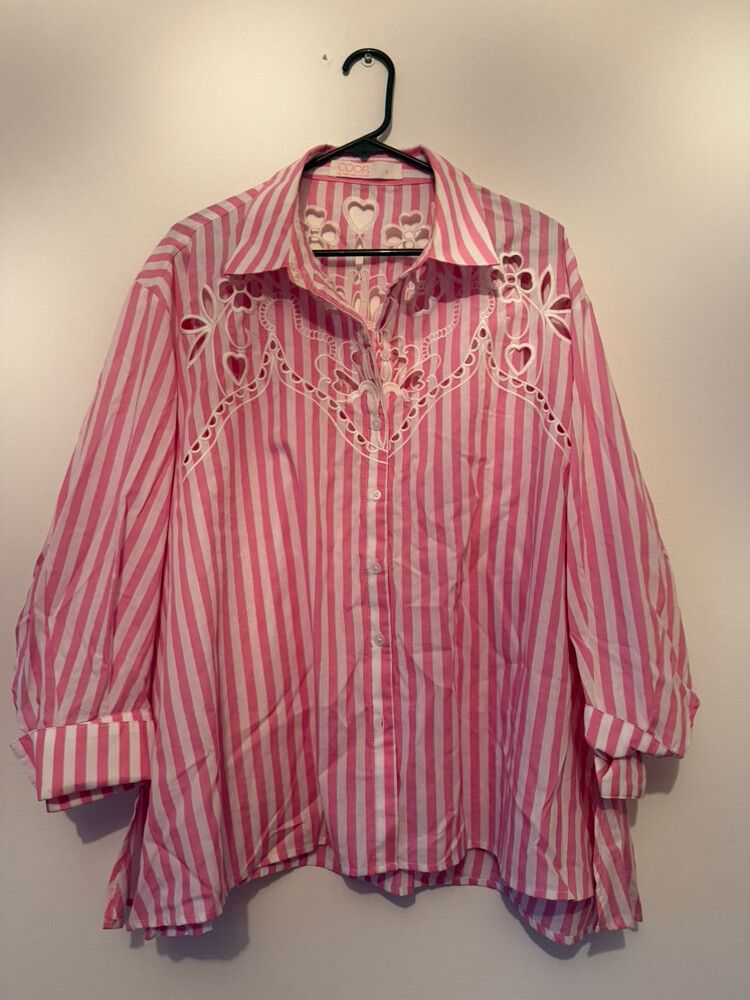 COOP Pink Striped Shirt