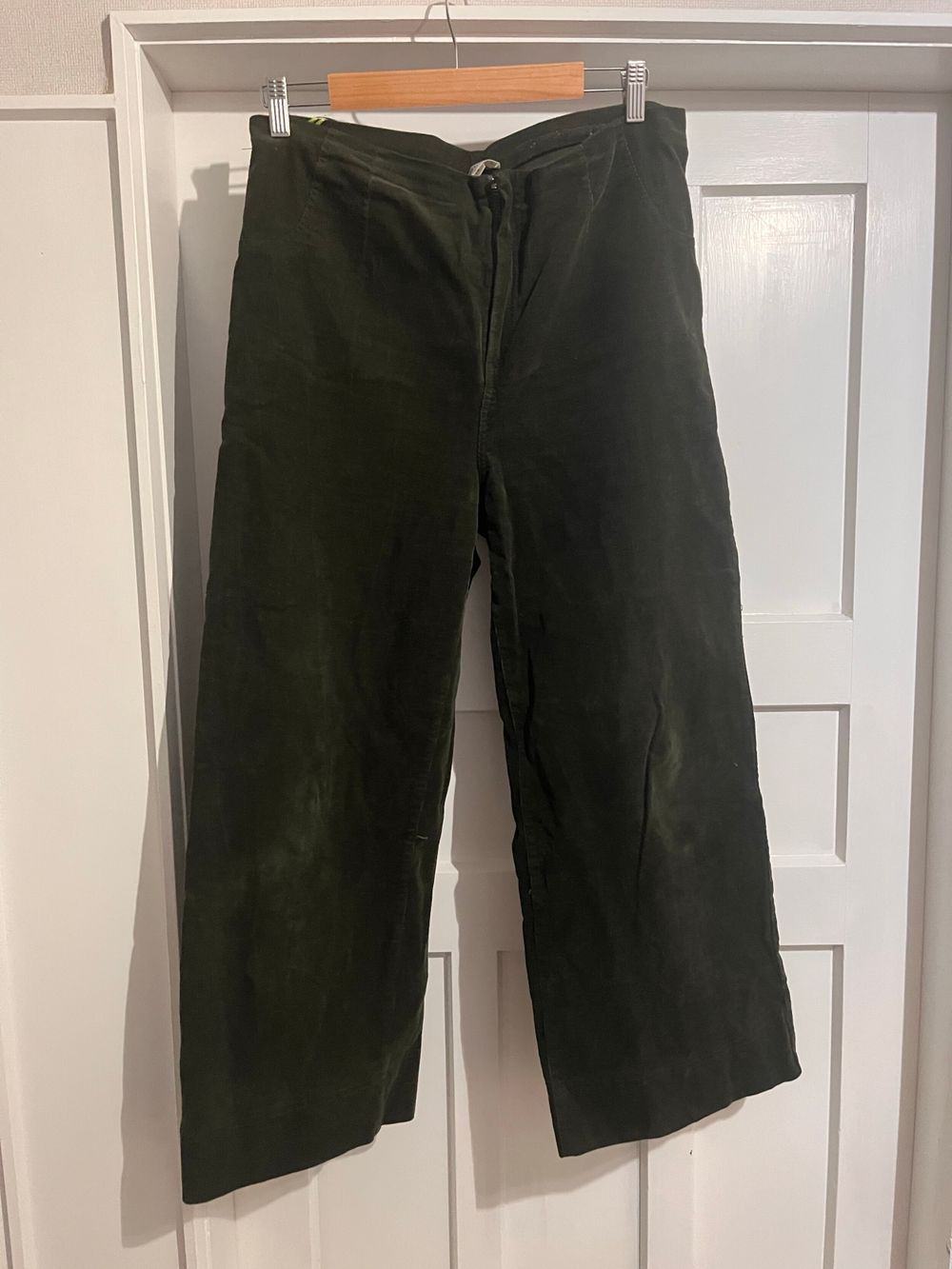 Humidity Green Corduroy Pants