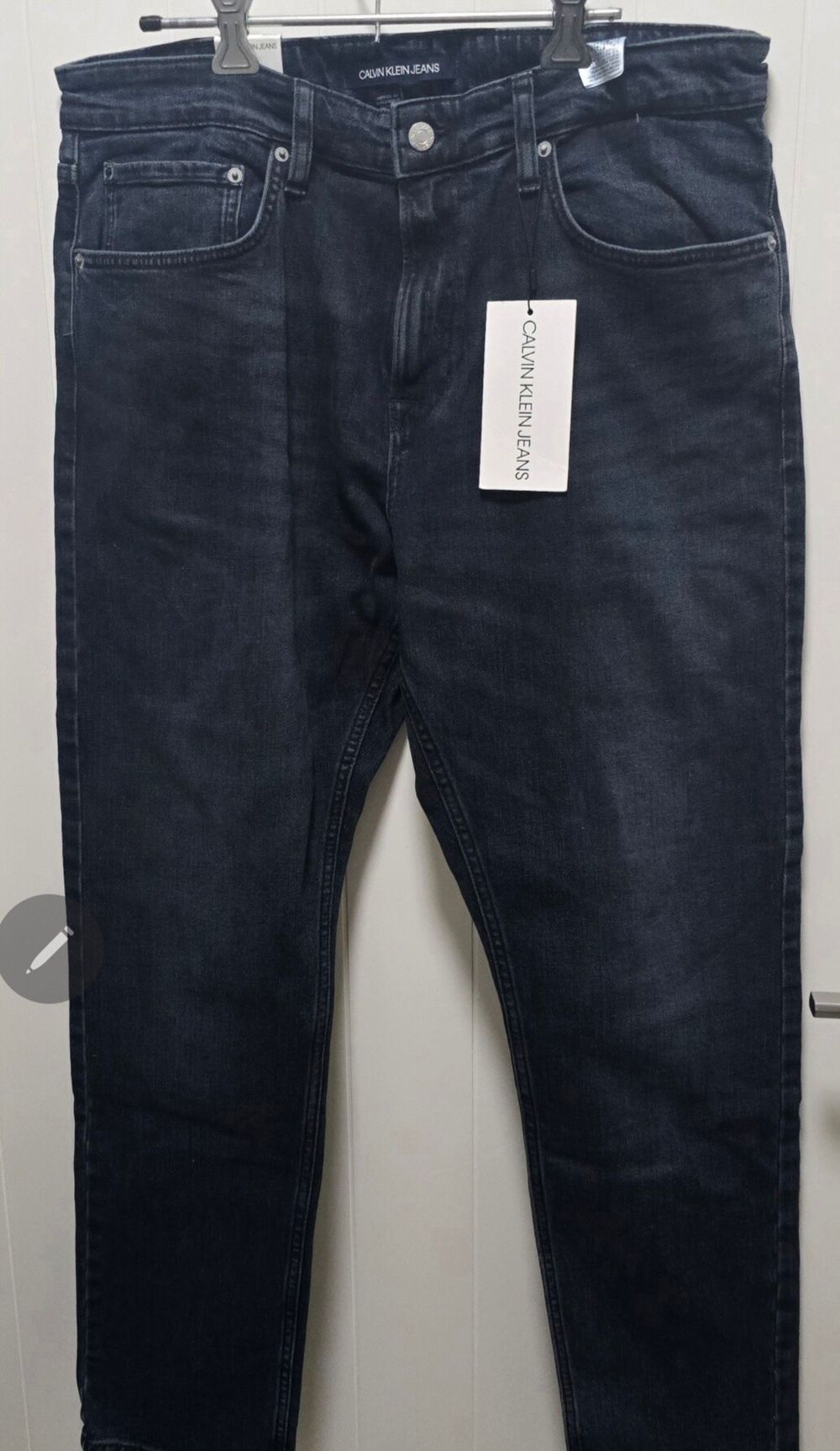 Calvin Klein Jeans Blue Athletic Taper Jeans