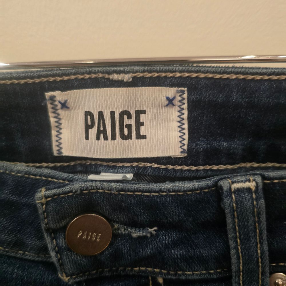 Paige Dark Blue Skinny Jeans