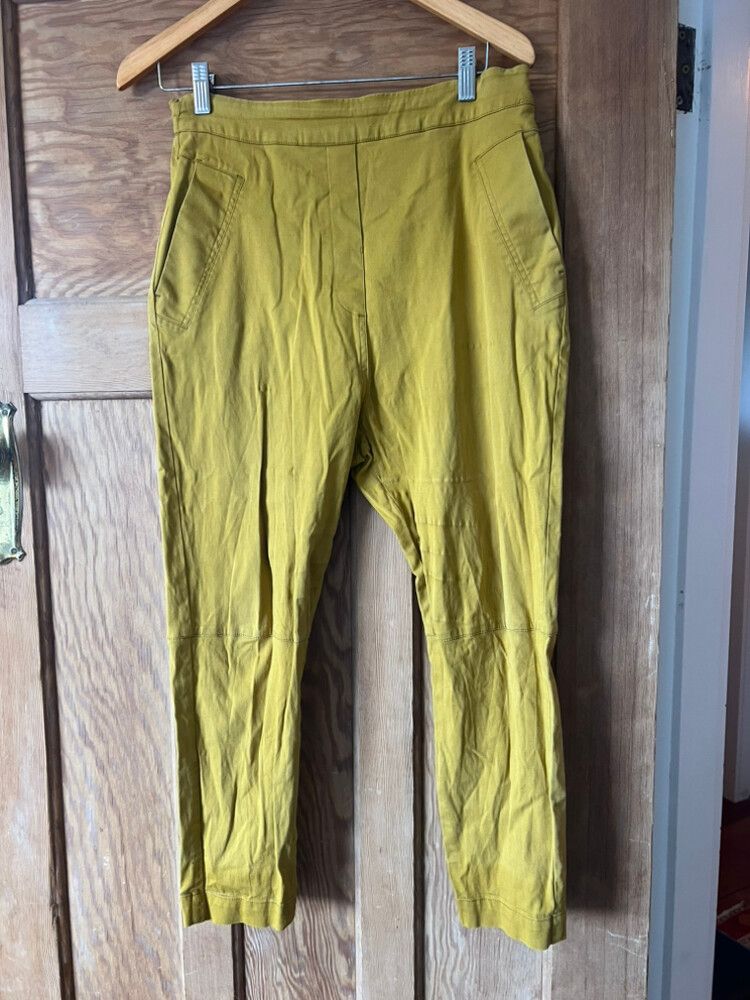 Moochi mustard trousers