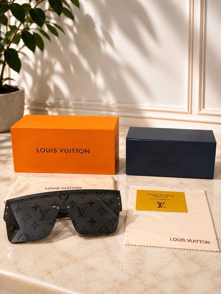 Louis Vuitton Black Shield Sunglasses