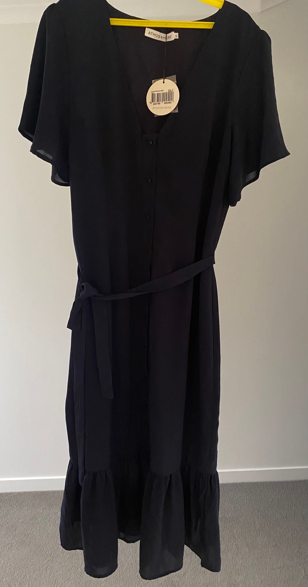 Atmos&Here Navy Midi Dress