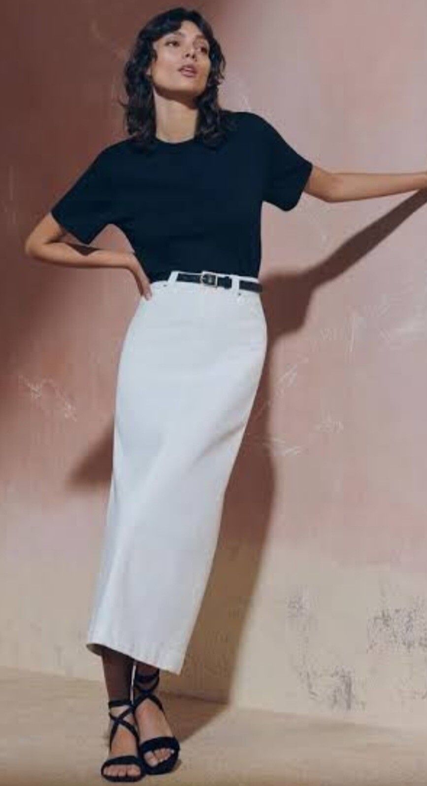 Witchery Denim Maxi Skirt