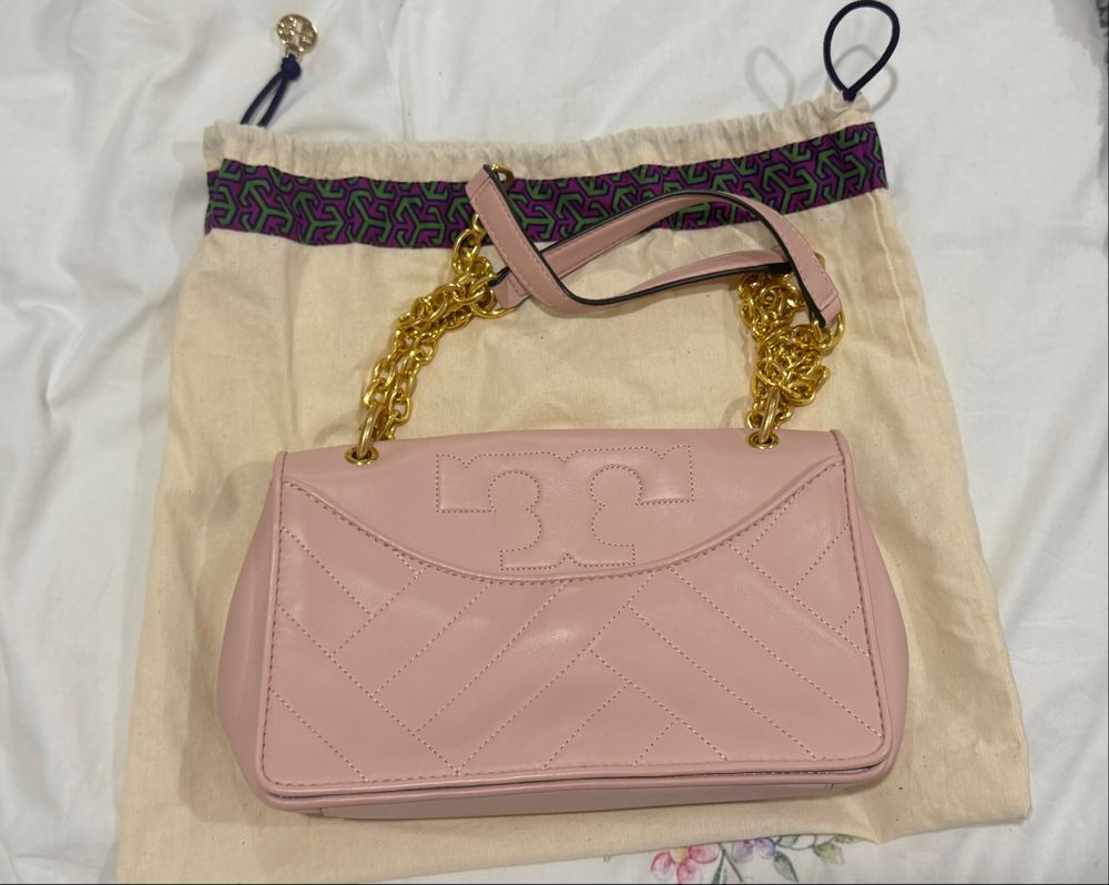 Tory Burch pink handbag