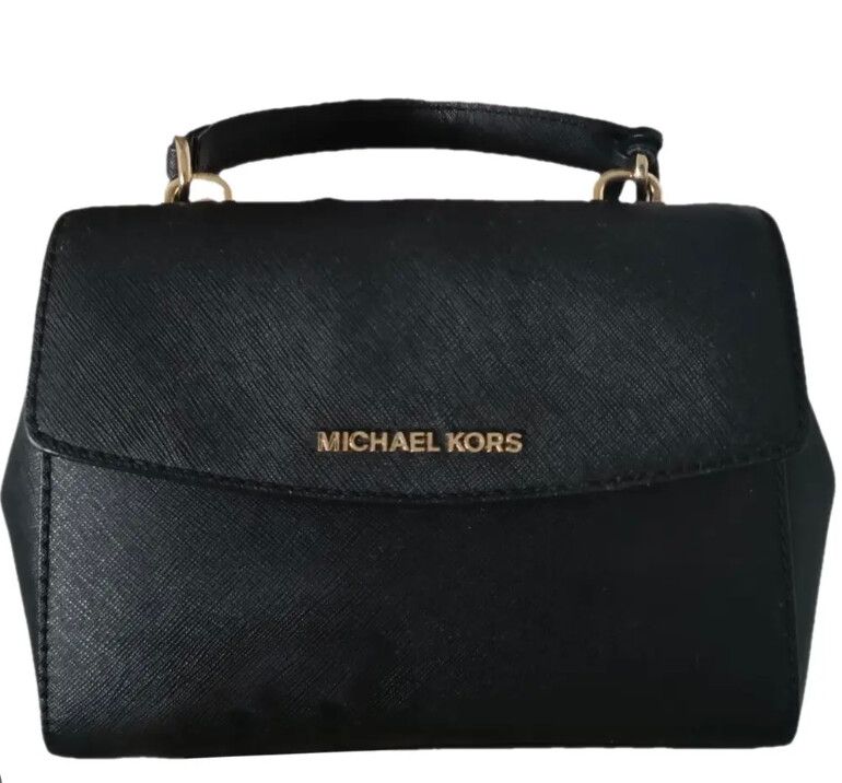 Michael Kors Black Leather Handbag