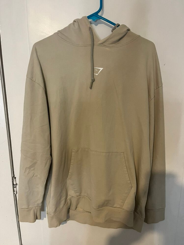 gymshark beige hoodie