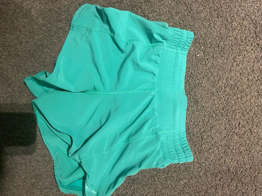 Lululemon green shorts