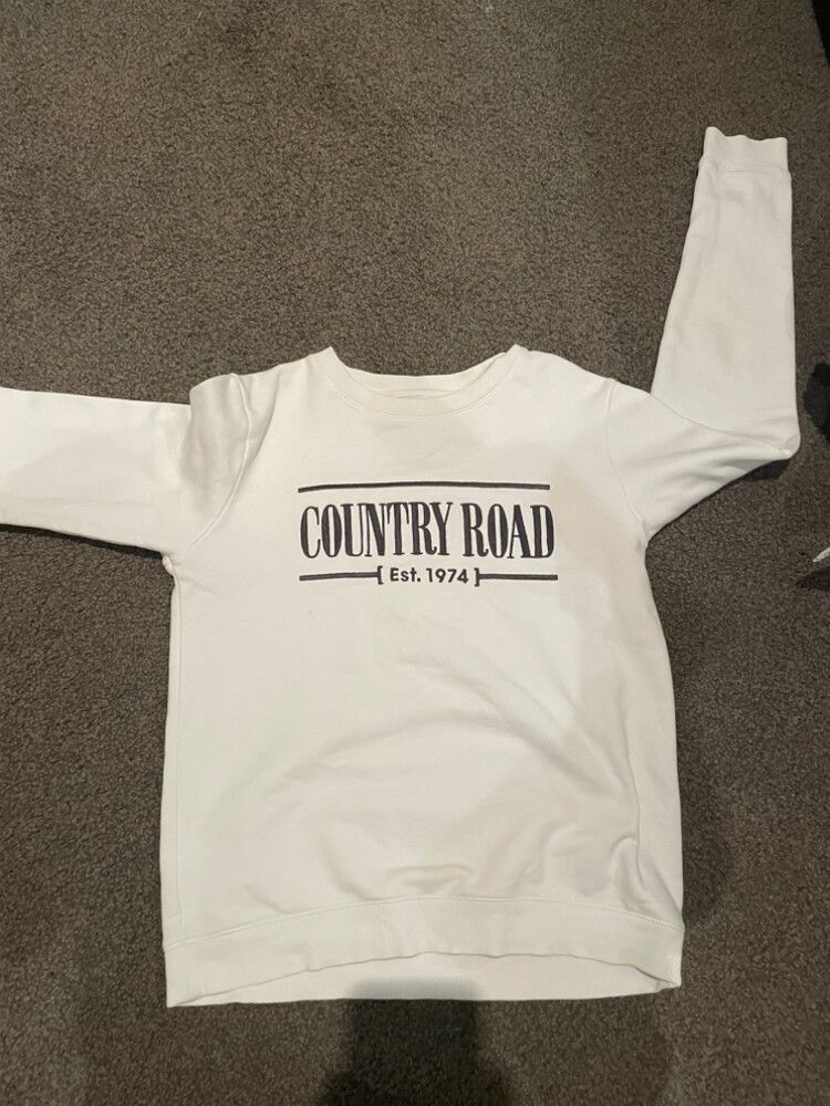 Country Road White Sweatshirt