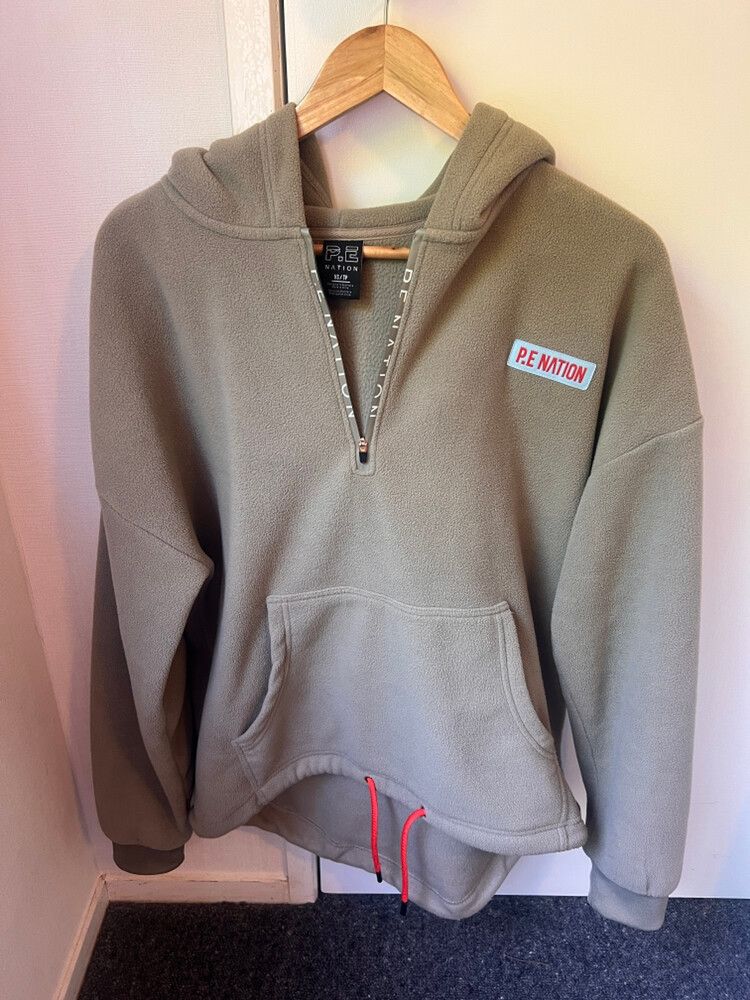 PE Nation Khaki fleece Hoodie Size XS/TP
