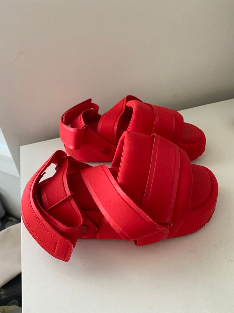 adidas Y-3 Sandal 'Triple Red' by Yohji Yamamoto