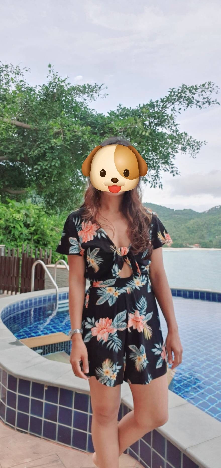 Jay Jays Black Floral Playsuit