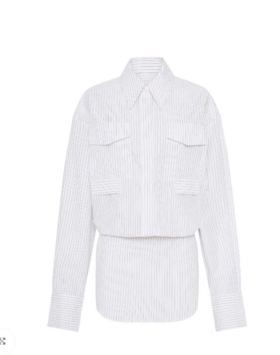 Sass and bide White Striped Shirt Dress