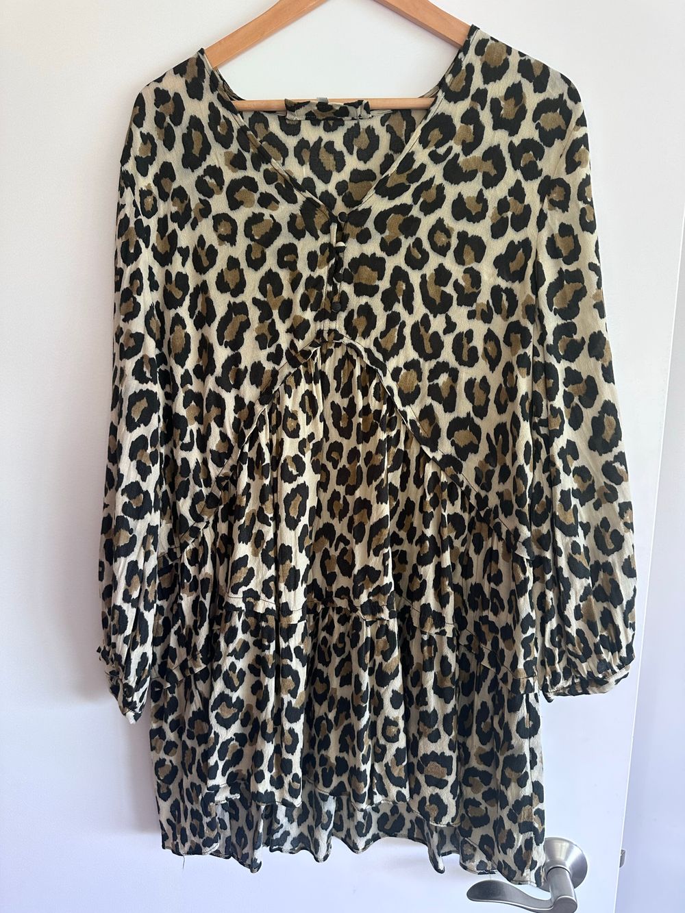 Zara leopard print mini dress