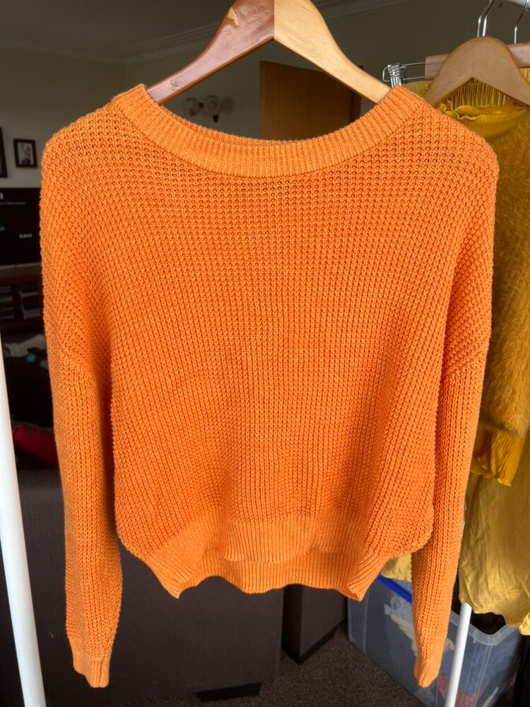Glassons Orange Knit Jumper / S