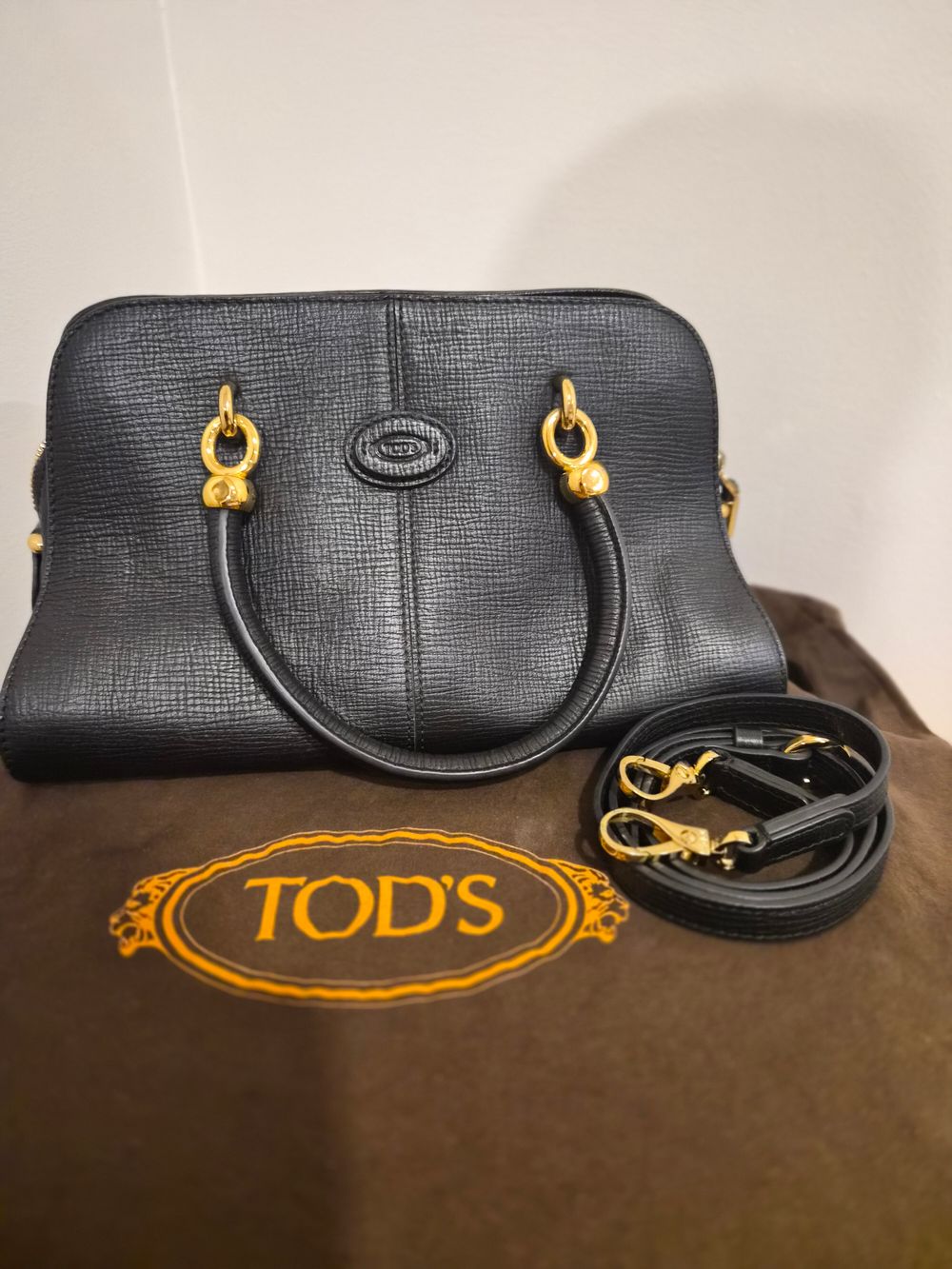 Tod’s Leather medium Sella Bowler Bag