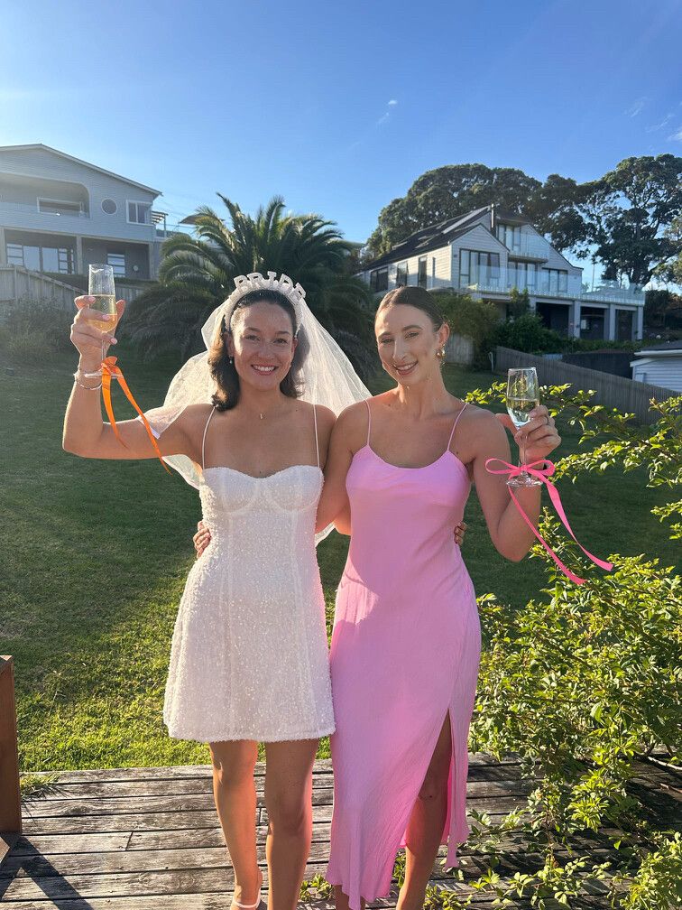 White Hens Dress