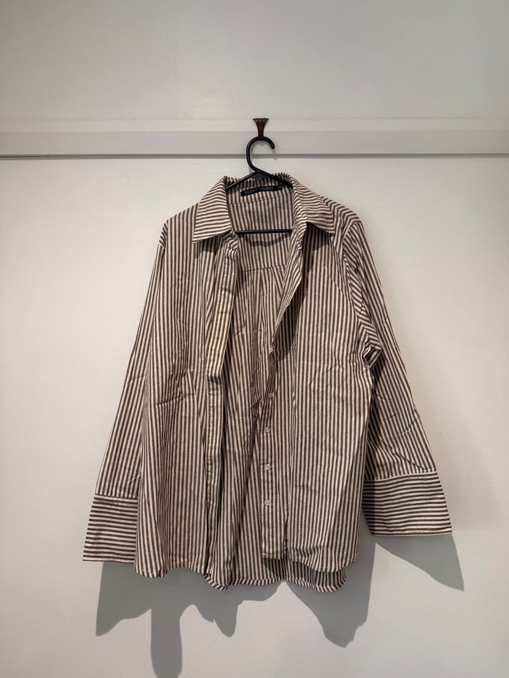 Silent Theory Brown Striped Shirt