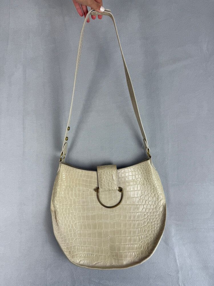 Deadly Ponies White Leather Bag