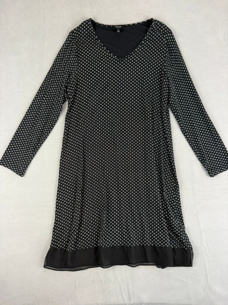 simply vera wang black dress Black Sleeveless Mock Neck Shift Dress