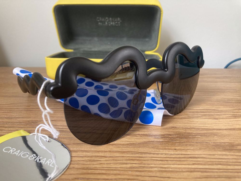 Le Specs Craig & Karl Black Sunglasses