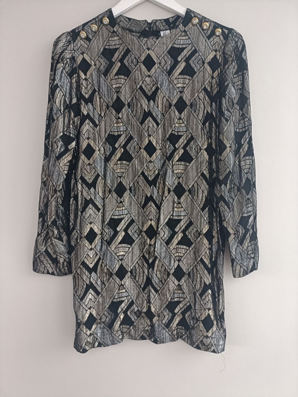 Vintage Lurex mini dress