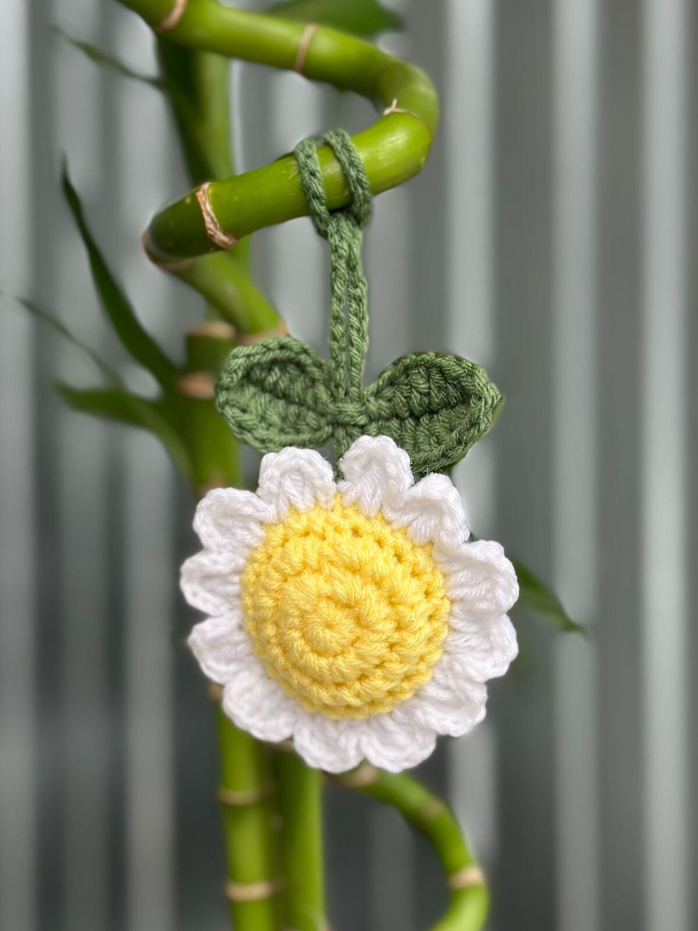 Daisy Bag Charm - Yellow