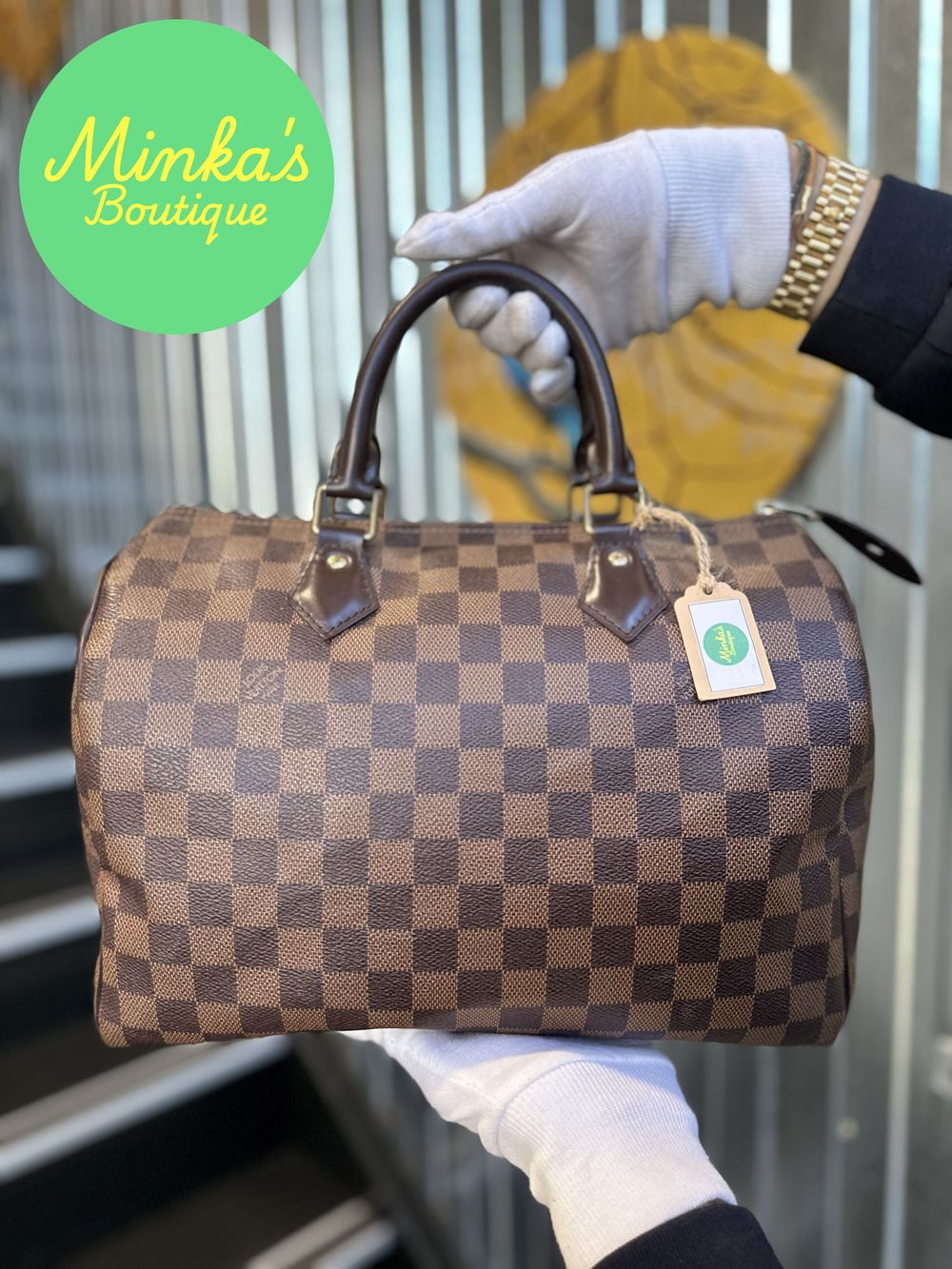 Louis Vuitton Speedy 30 Damier Ebene
