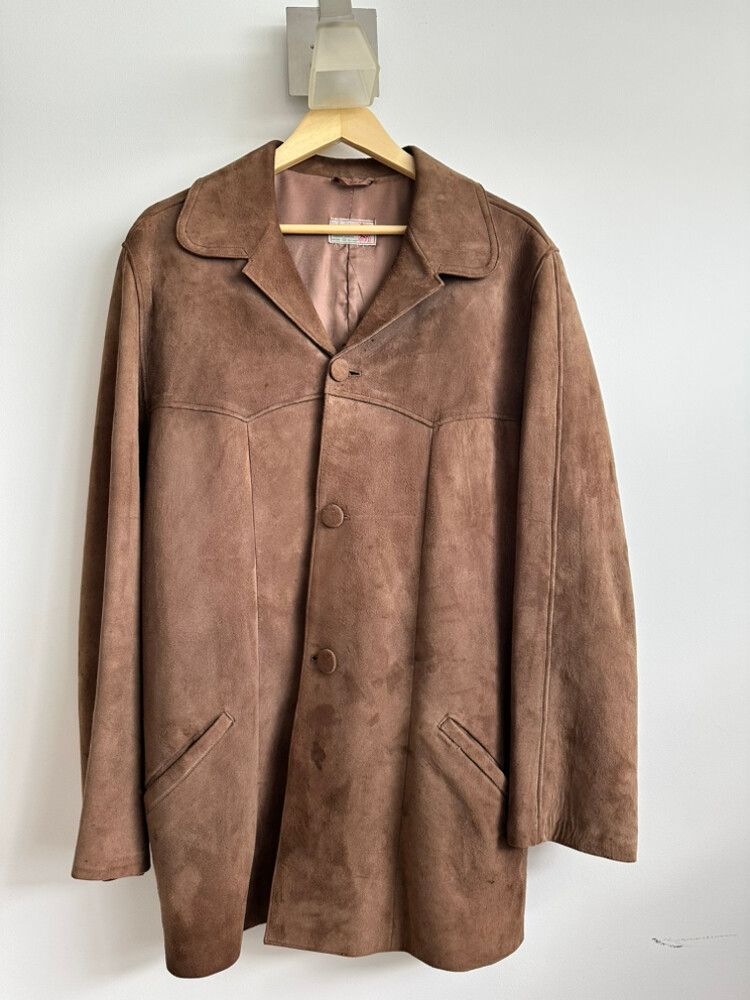 Vintage L. K. Fias genuine Suede Jacket Dunedin New Zealand