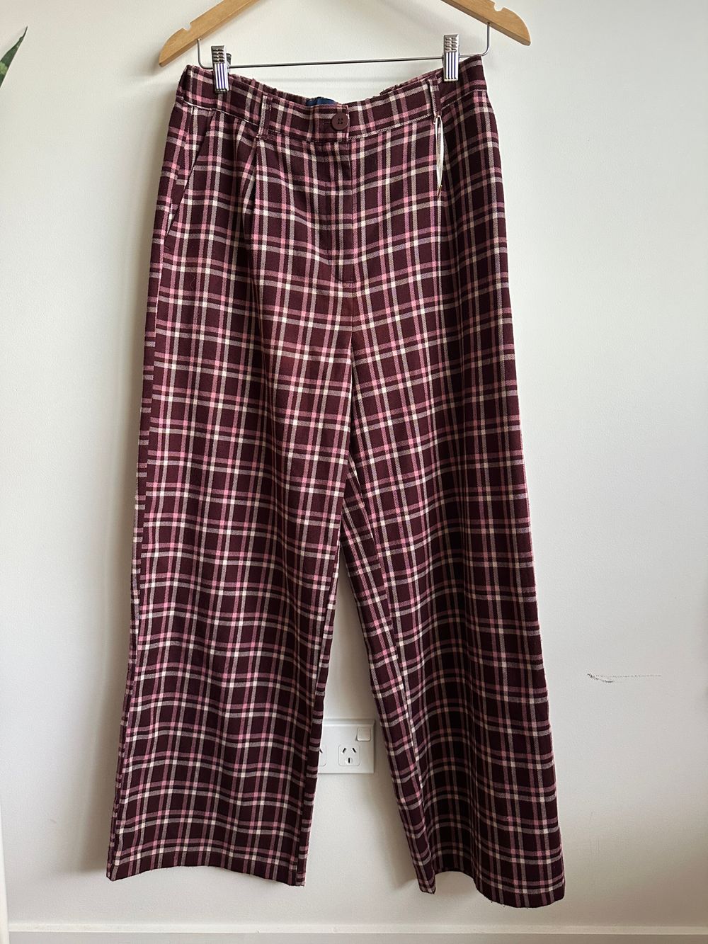 PRINCESS HIGHWAY Plaid Trousers Size 12