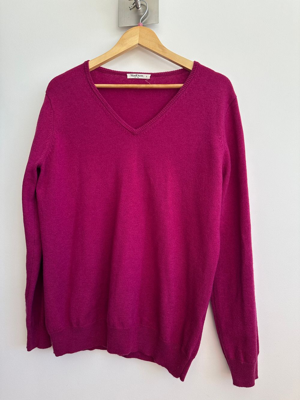 WOOLOVERS Merino Cashmere Jumper Size L