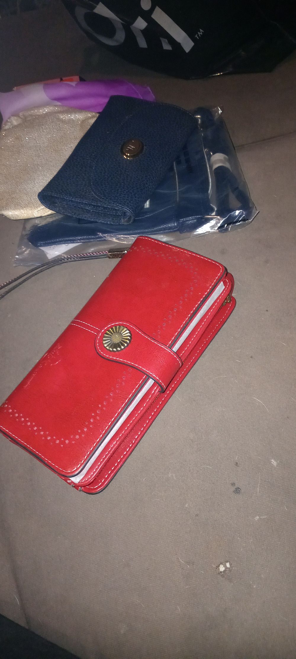 Luis Santana Red Wallet