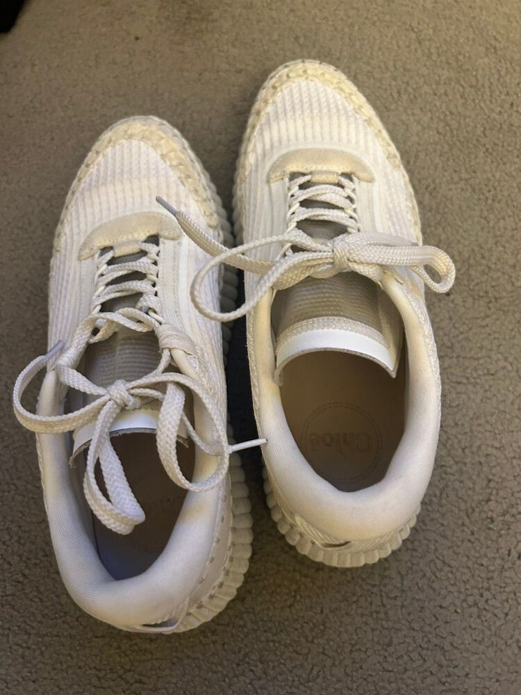 Chloé White and cream Nama Sneakers
