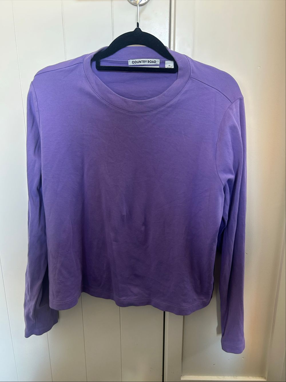 Country Road Purple Long Sleeve Top