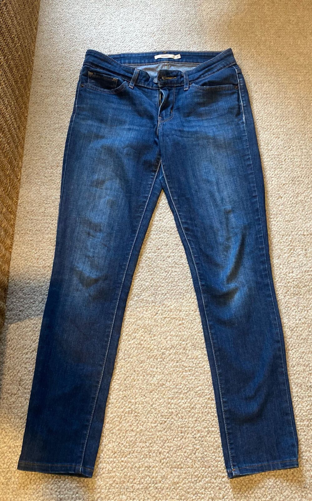 Levi's 711 Skinny Blue Jeans