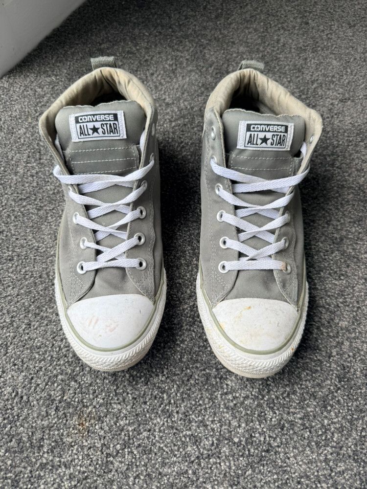 Converse All Star Grey High Top Sneakers