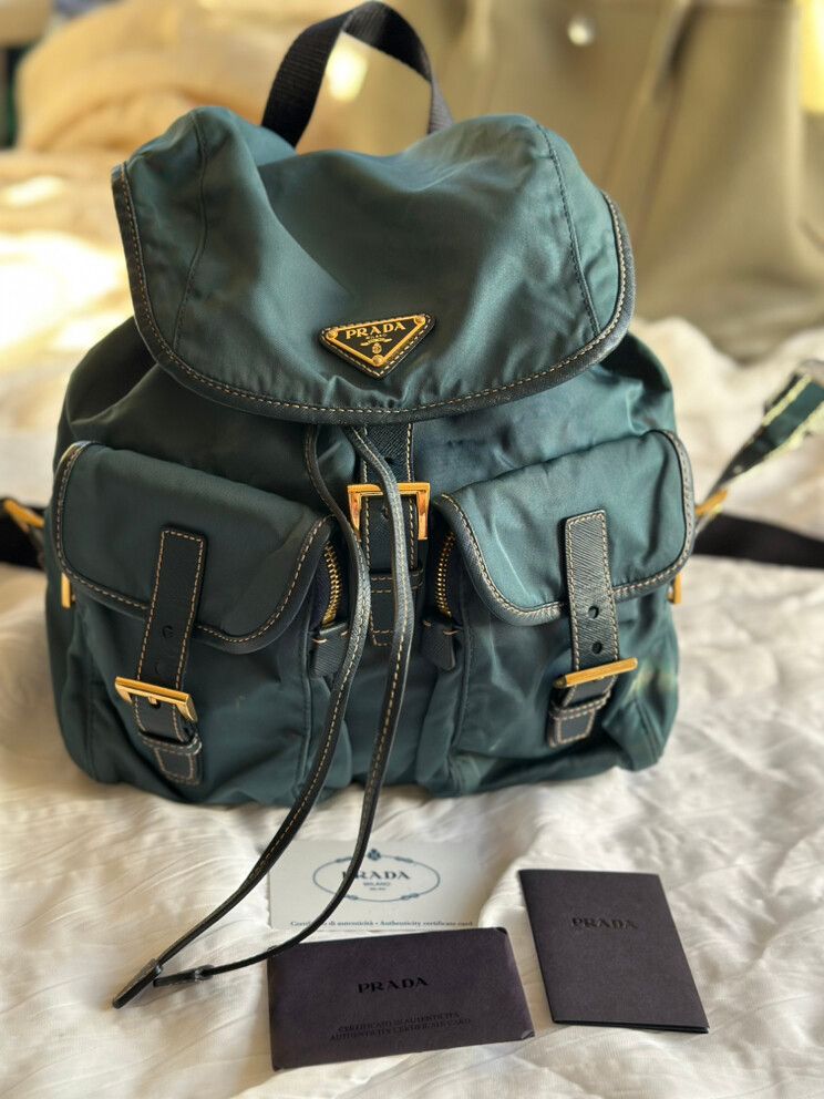 Prada Tessuto Vela Nylon Backpack