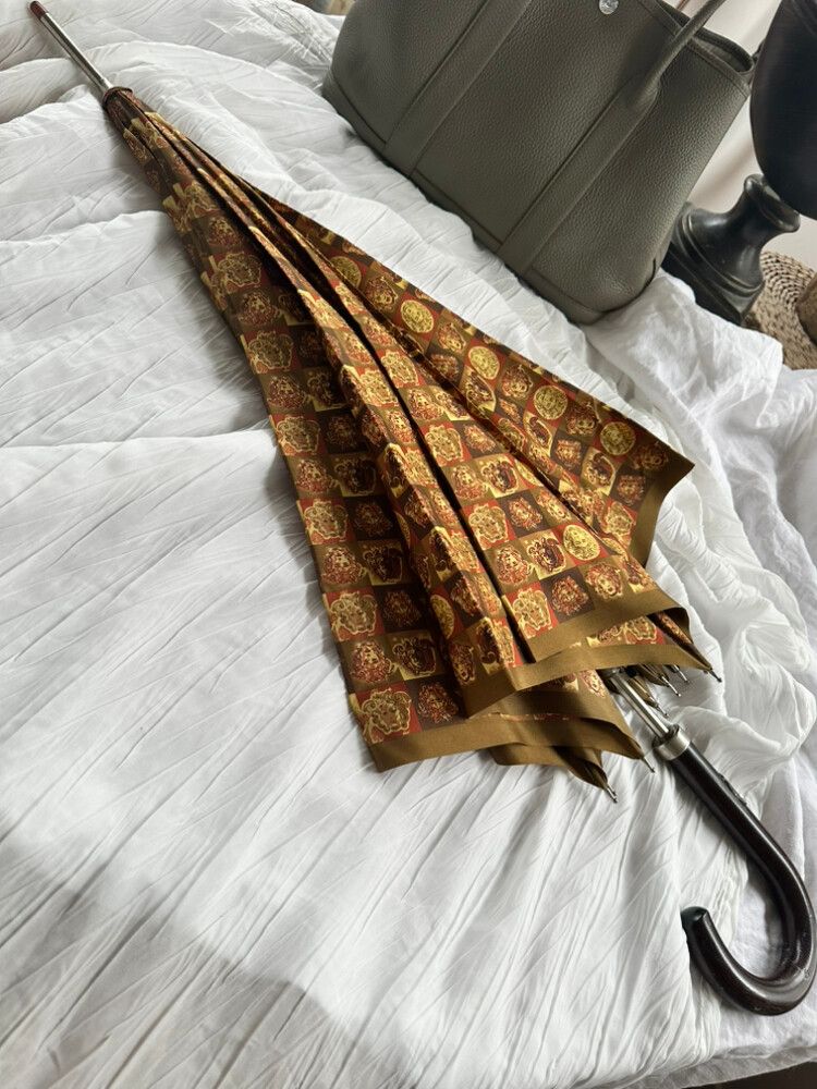 Vintage Versace Italia Medusa Print Umbrella