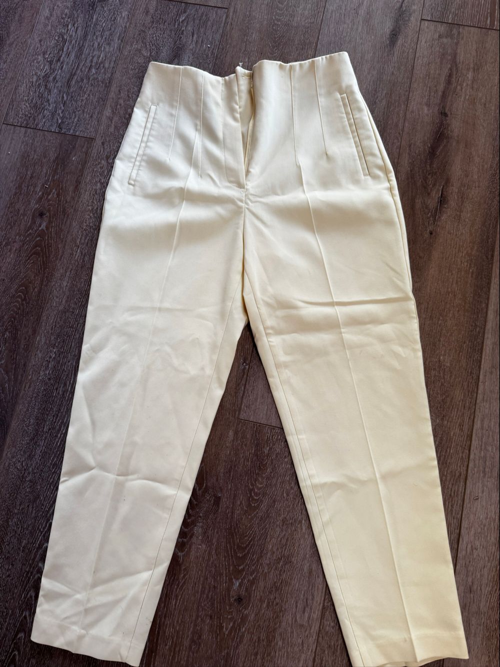 Zara Banana High Waisted Trousers