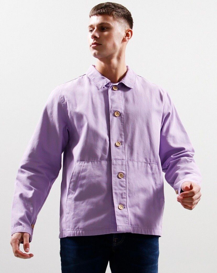 Fisherman Overshirt - Lavender/lilac