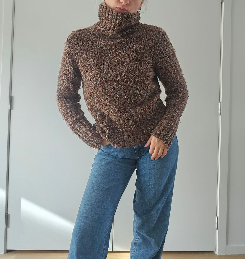 Polo neck jumper