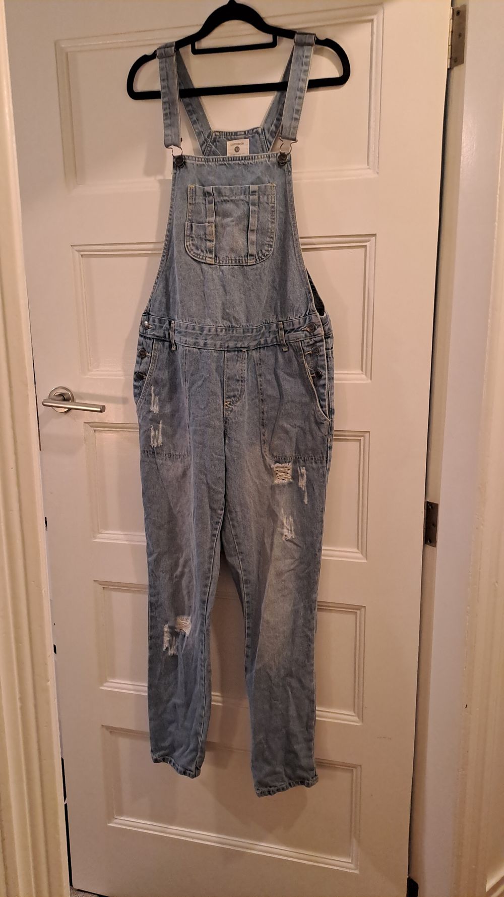 Denim dungarees size 10