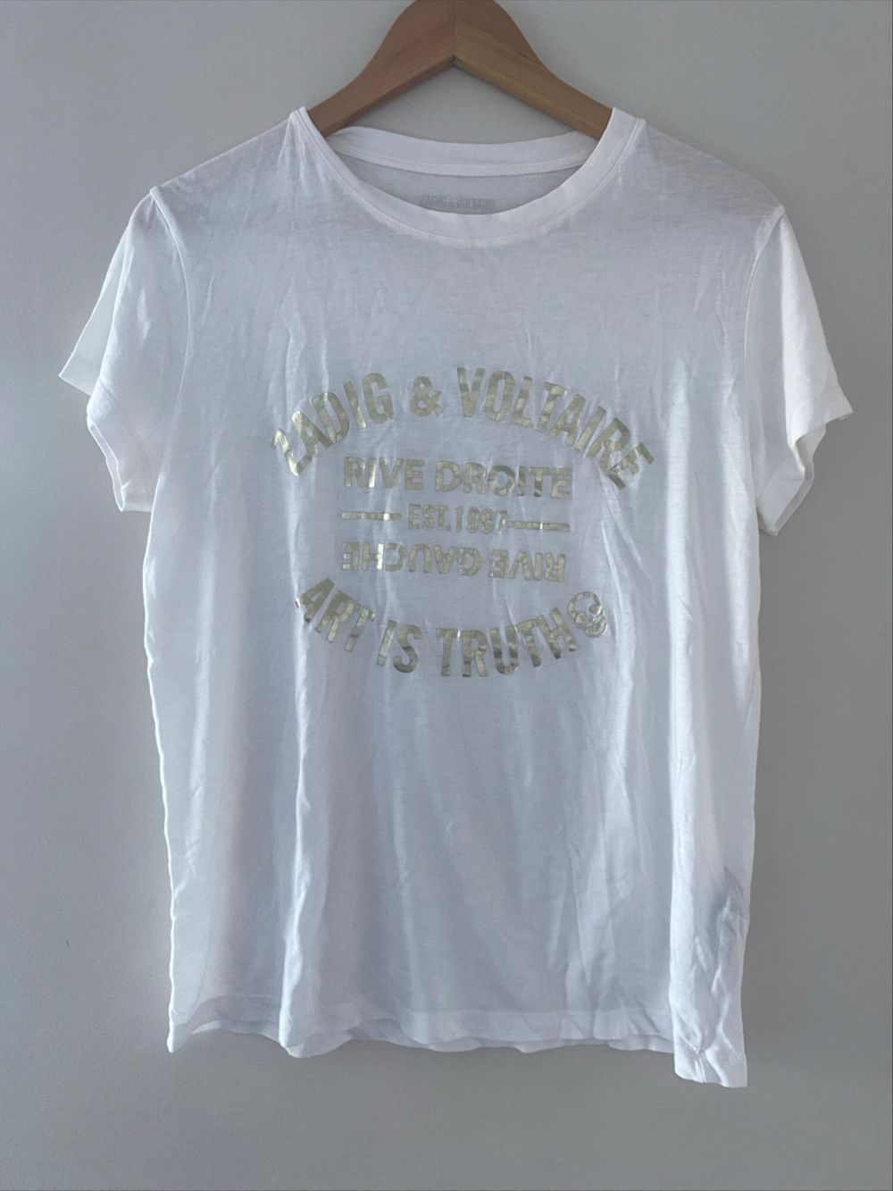 Zadig & Voltaire White Graphic T-Shirt