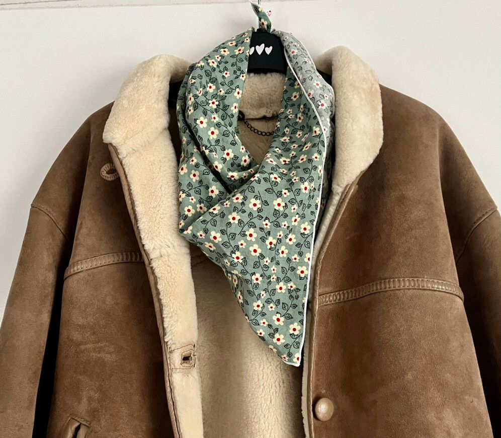 Danish Floral Bandanna Headscarf