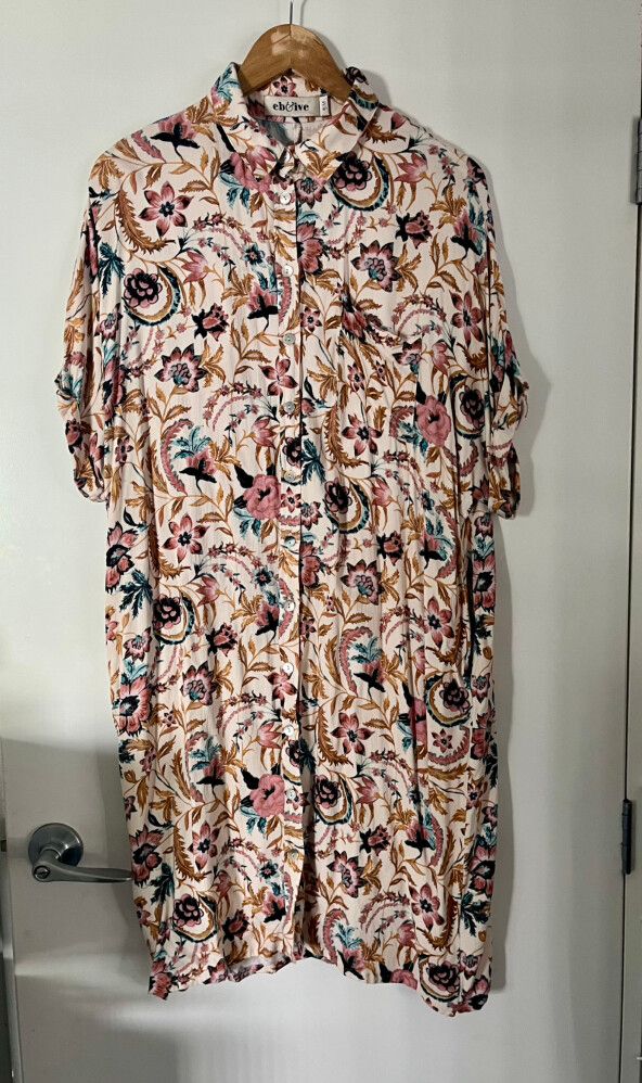 eb&ive Floral Shirt Dress