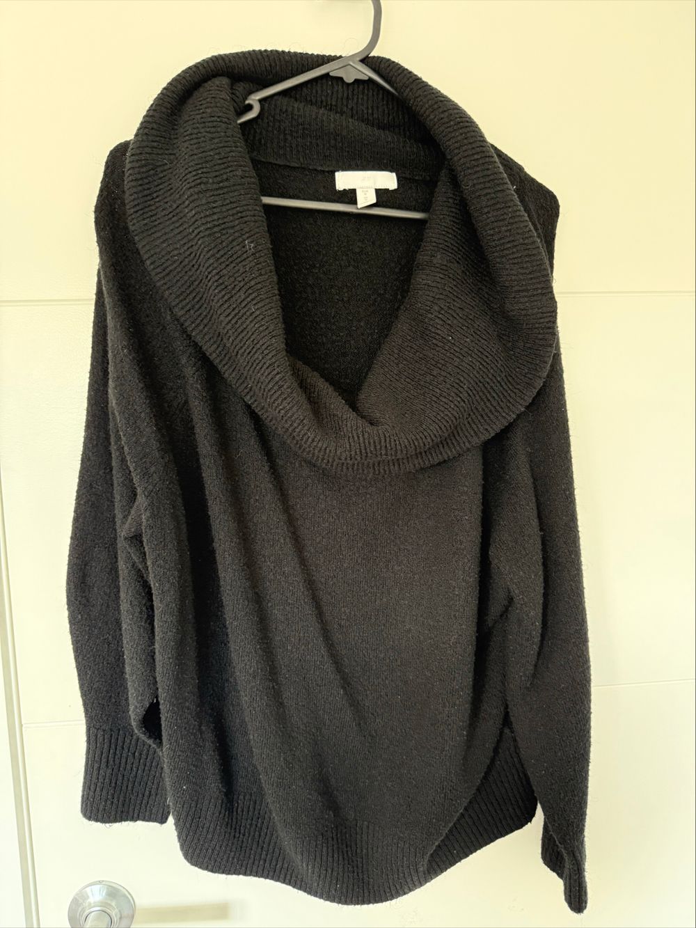 H&M Black Cowl Neck Jumper