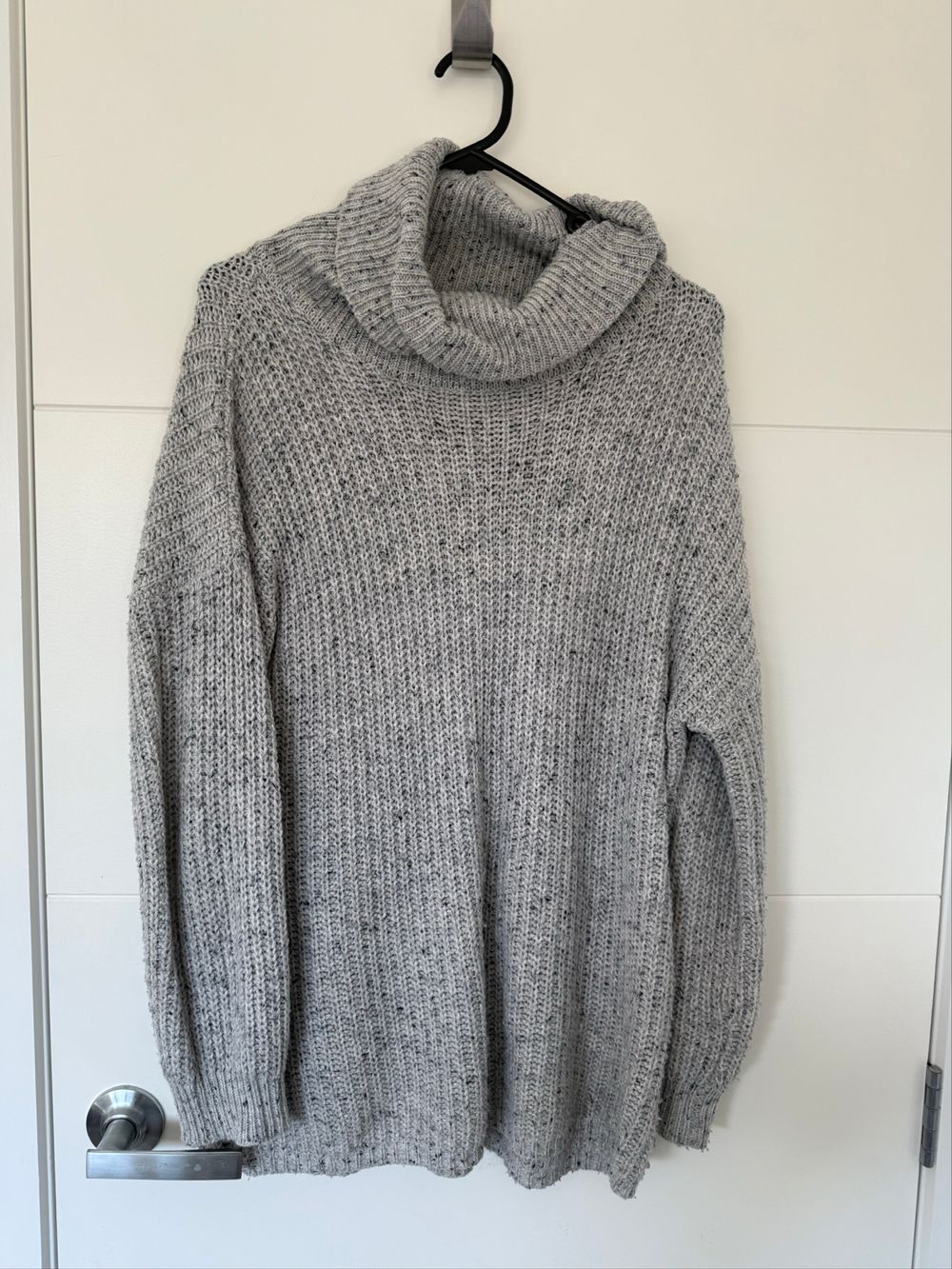Supre Grey Marl Turtleneck Jumper